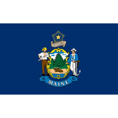 Connecticut Flag - Amusement Parks USA