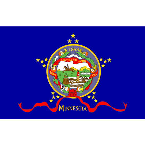 Connecticut Flag - Amusement Parks USA